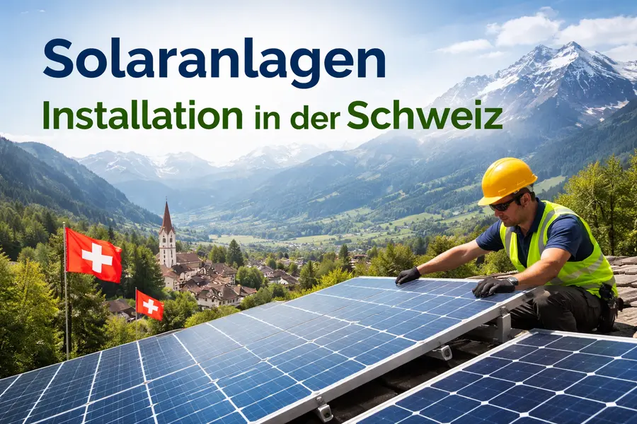 Solaranlagen Installation Schweiz
