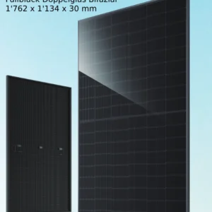 JA Solar JAM54D41 LB 440 Wp Fullblack Doppelglas Bifazial